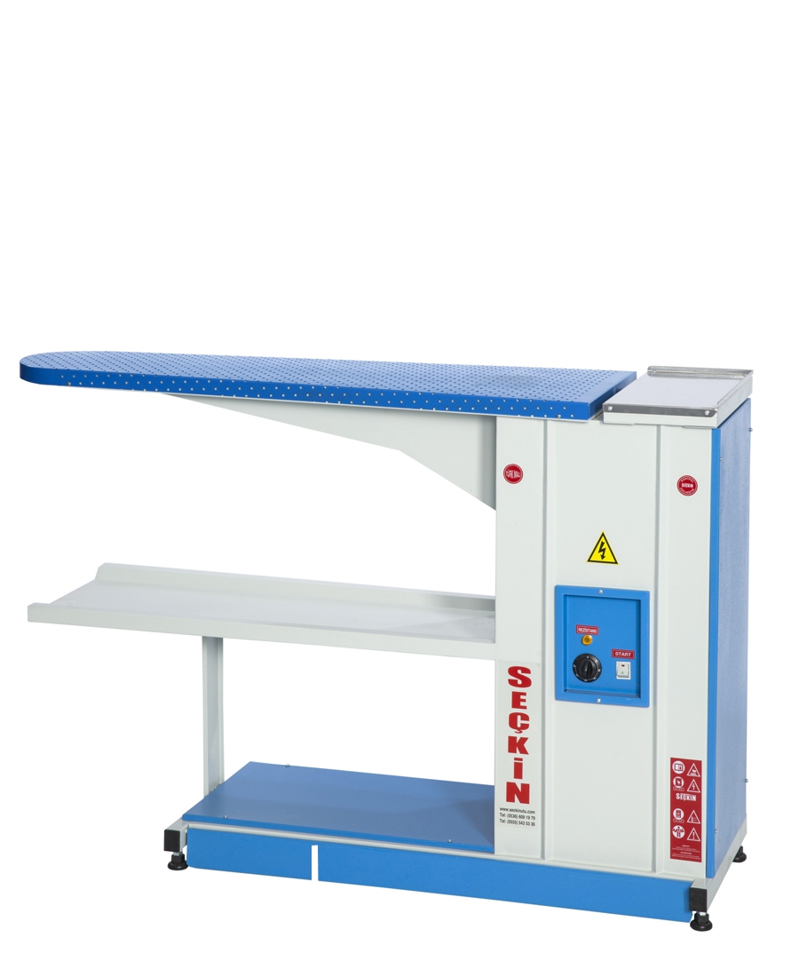 NARROW TYPE IRONING TABLE VACUUM AND BLOWING SYSTEM